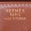 Bolsa de viaje Hermes Haut à Courroies - Travel Bag en cuero epsom color oro - Detail D3 thumbnail
