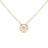 Cartier Amulette XS necklace in yellow gold,  diamond and mother of pearl - 00pp thumbnail