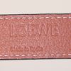 Loewe Basket bag medium model shopping bag in raphia and orange leather - Detail D3 thumbnail