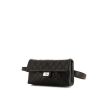 Chanel Pochette ceinture clutch-belt in black grained leather - 00pp thumbnail