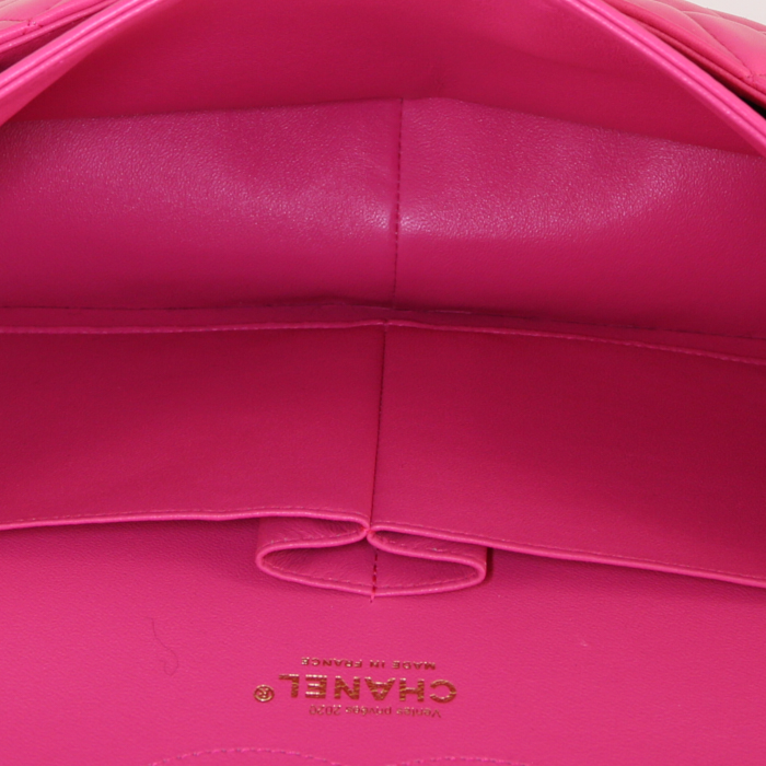 Borsa Chanel Timeless jumbo in pelle trapuntata rosa - Detail D3