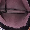 Fendi shoulder bag in black monogram patent leather - Detail D3 thumbnail