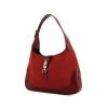Gucci Jackie handbag in red monogram canvas and red leather - 00pp thumbnail