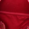 Sac à main Gucci Jackie en toile monogram rouge et cuir rouge - Detail D2 thumbnail