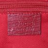 Gucci Jackie handbag in red monogram canvas and red leather - Detail D3 thumbnail