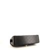 Sac à main Chanel Timeless Maxi Jumbo en cuir grainé matelassé noir - Detail D5 thumbnail