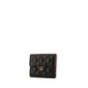 Portafogli Chanel Classic Wallet in pelle martellata e trapuntata nera - 00pp thumbnail
