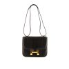 Hermès  Constance mini  shoulder bag  in black lizzard - 360 thumbnail