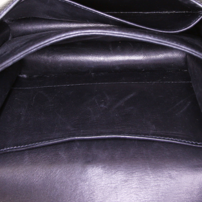 Borsa a tracolla Hermès  Constance mini  in lucertola nera - Detail D3