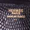 Hermès  Constance mini  shoulder bag  in black lizzard - Detail D4 thumbnail