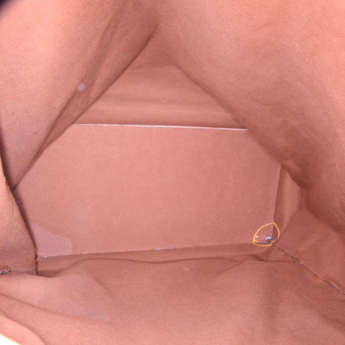 Louis Vuitton Steamer Bag - Travel Bag travel bag in monogram canvas and natural leather - Detail D2