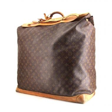 Borsa da viaggio Louis Vuitton Steamer Bag - Travel Bag in tela monogram e pelle naturale