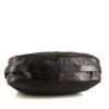 Bolso bandolera Saint Laurent en lona y cuero negro - Detail D5 thumbnail