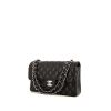 Bolso de mano Chanel Timeless en cuero granulado acolchado negro - 00pp thumbnail