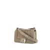 Chanel  Mini Boy handbag  in grey lizzard  and grey leather - 00pp thumbnail