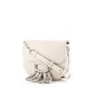 Borsa a tracolla Tod's T-Ring in pelle bianca - 00pp thumbnail