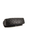 Chanel 2.55 shoulder bag in metallic grey quilted leather - Detail D5 thumbnail