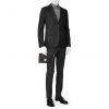 Pochette sac à dépêches Hermès en cuir togo noir - Detail D1 thumbnail