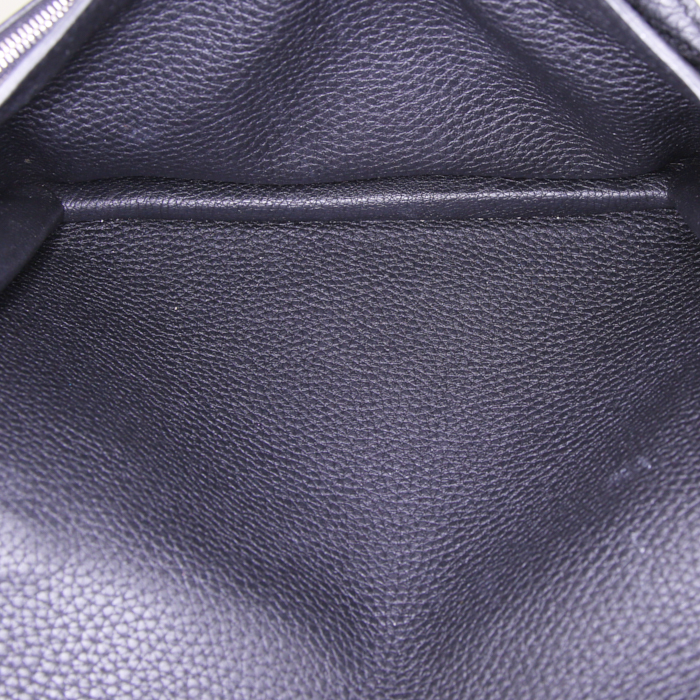Pouch in black togo leather - Detail D2