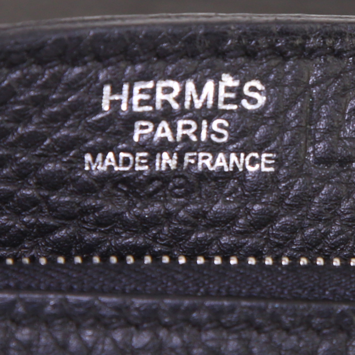 Pochette in pelle togo nera - Detail D3