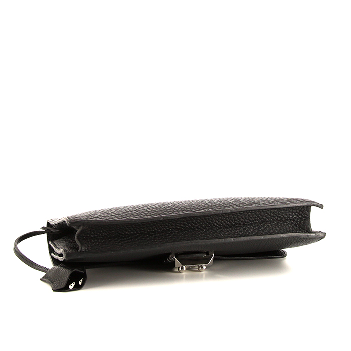 Pochette in pelle togo nera - Detail D4