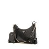 Prada Re-Edition 2005 handbag in black leather saffiano - 00pp thumbnail