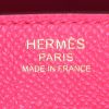 Borsa Hermes Birkin 30 cm in pelle Epsom Rose Extrême - Detail D3 thumbnail