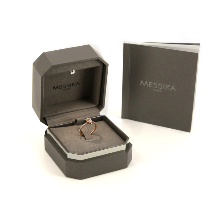 Bague Messika My Soul en or rose et diamants - Detail D2