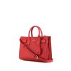 Saint Laurent Sac de jour Nano handbag in red leather - 00pp thumbnail