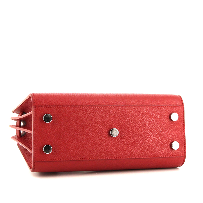 Borsa Saint Laurent Sac de jour Nano in pelle rossa - Detail D5