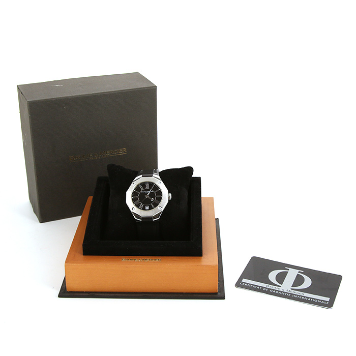 Montre Baume 
Mercier Riviera en acier Ref :  65575 Vers  2007