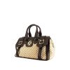 Gucci Vintage handbag in beige and brown canvas and brown leather - 00pp thumbnail