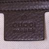 Bolso de mano Gucci Vintage en lona beige y marrón y cuero marrón - Detail D3 thumbnail