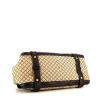 Gucci Vintage handbag in beige and brown canvas and brown leather - Detail D4 thumbnail