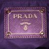 Shopping bag Prada Shopping in tela e pelle viola - Detail D3 thumbnail