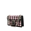 Gucci Dionysus handbag in white, blue, black and red tweed and black leather - 00pp thumbnail