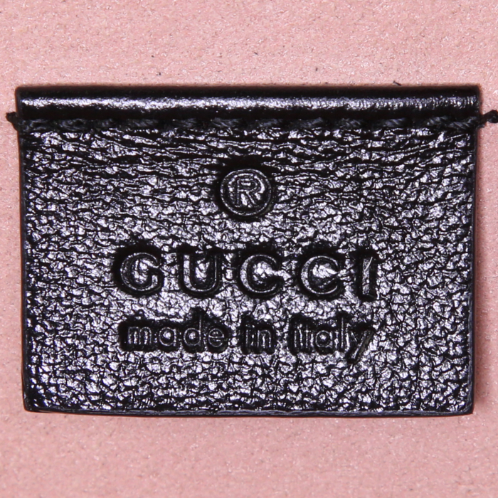 Borsa Gucci Dionysus in tweed bianco blu nero e rosso con motivo a quadretti e pelle nera - Detail D4