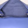 Tod's Double T shoulder bag in blue leather - Detail D3 thumbnail