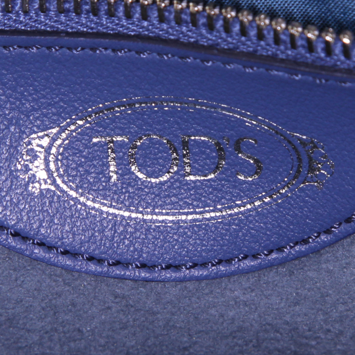 Borsa a tracolla Tod's in pelle blu - Detail D4