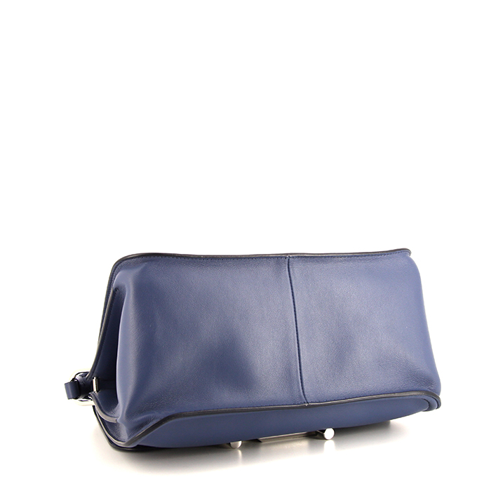 Bolso bandolera Tod's en cuero azul - Detail D5