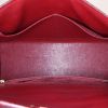 Hermes Kelly 28 cm handbag in red H, brown and fawn tricolor box leather - Detail D3 thumbnail