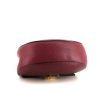 Chloé Drew shoulder bag in burgundy grained leather - Detail D4 thumbnail
