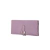Hermès Béarn wallet in purple Mysore leather - 00pp thumbnail