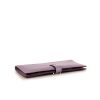 Hermès Béarn wallet in purple Mysore leather - Detail D4 thumbnail