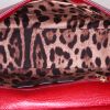 Bolso de mano Dolce & Gabbana Sicily en piel de lagarto roja - Detail D3 thumbnail
