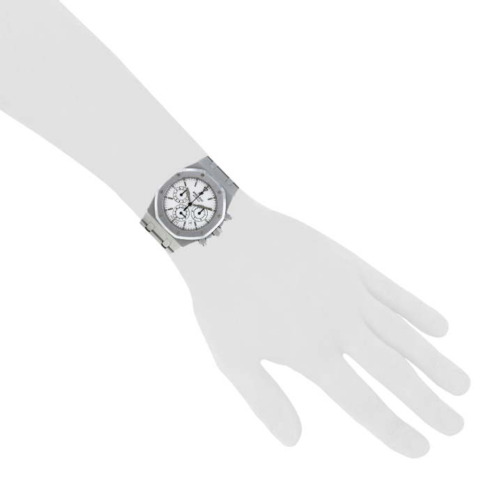 Audemars Piguet Royal Oak Chronograph watch in stainless steel Ref: 25860ST Circa 2000 - Detail D1