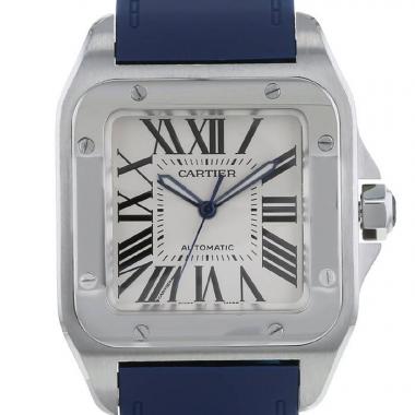 Cartier Santos-100 watch in stainless steel Ref:  2656