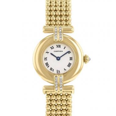 Cartier Colisee watch in yellow gold Circa  1990