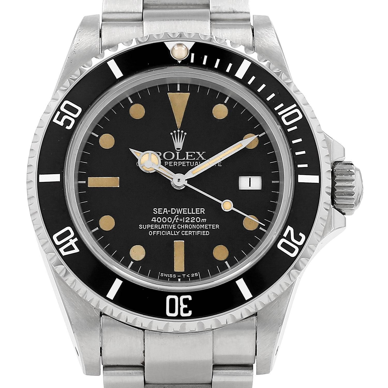 Montre Rolex Sea Dweller en acier Ref: Rolex - 16660 Vers 1983 Montre Rolex Sea Dweller en acier Ref: Rolex - 16660 Vers 1983