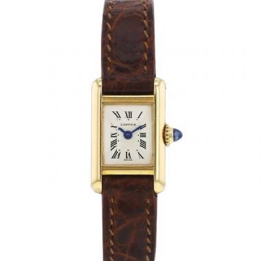 Orologio Cartier Mini Tank in oro giallo Ref :  828001 Circa  1980